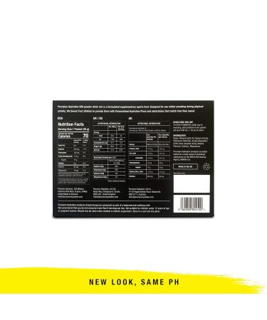 Precision Hydration Electrolyte Drink - All-Natural Gluten-Free & Vegan Electrolyte Powder (500mg/L) - Multiple Strengths in Yellow Package - Perfect for International Shipping - Buy Online on GoSupps.com