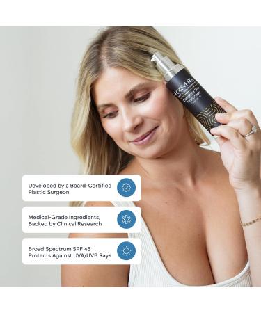 Form RX Complete Sun Protection SPF 45 Tinted Face Sunscreen Broad Spectrum All in One Sunscreen and Foundation with Zinc Oxide and Titanium Dioxide Daily Skincare for All Skin Types 1.8 oz - Buy Online on GoSupps.com