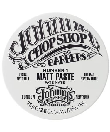JOHNNY S CHOP SHOP 1 Men's Hair Styling Matte Paste Pro-Quality Strong Hold  Lasting Texture  Natural Look Soybean Oil Protection & Hydration 2.6 oz - Buy Online on GoSupps.com
