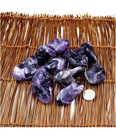 100g Natural Dream Amethyst Stones Quartz Crystal Minerals Tumbled Stone Full of Texture - Buy Online on GoSupps.com