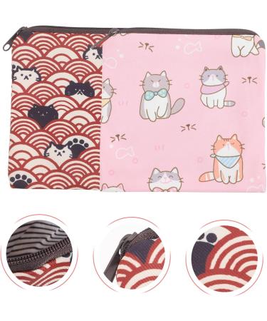 Minkissy Tampon Organizer Set - 2 Pcs Multifunctional Pocket Storage for Women | Decorative Menstrual Binding Bag - Buy Online on GoSupps.com