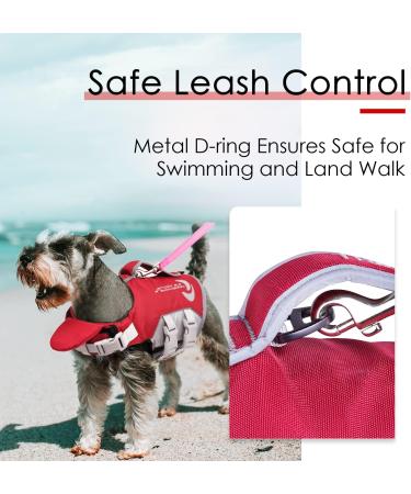 ThinkPet XL Dog Life Jacket - Adjustable Reflective Buoyancy Vest for Safe Water Adventures - Buy Online on GoSupps.com