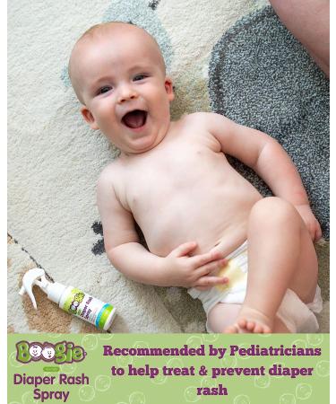 Boogie Bottoms Diaper Rash Cream Spray - Travel Friendly, No-Rub Application - Sensitive Skin - 1.7 oz - 200+ Sprays - Boogie Wipes Brand - Buy Online on GoSupps.com