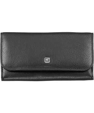 ZWILLING 5-Piece Manicure Set - Premium Nail Care & Pedicure Kit | Black Cowhide with Snap Fastener - Buy Online on GoSupps.com