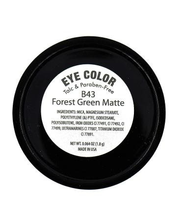 Pure Ziva Forest Green Matte Eyeshadow - Vegan, Talc & Paraben Free - Buy Online on GoSupps.com