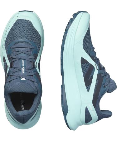 Salomon Ultra Flow Gore-Tex Women's Trail Running Shoes - Waterproof Weatherproof Damping | Size 41 1/3 EU - Deep Dive Tanager Turquoise Carbon - Buy Online on GoSupps.com