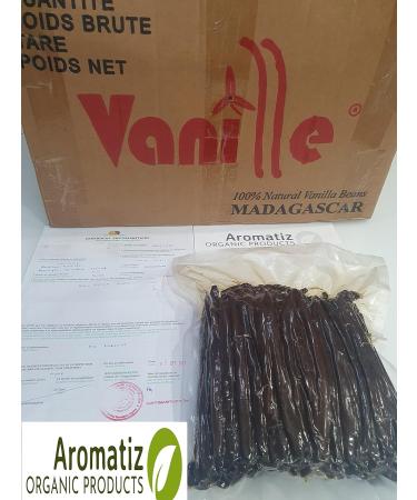 Premium Madagascar Vanilla Pods 100g - Black and Brown - Buy Online on GoSupps.com