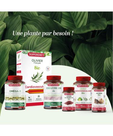 SUPERDIET - RED RICE YEAST - Organic - Vegan - Titled in monacolin K - Made in France - 120 capsules - Buy Online on GoSupps.com