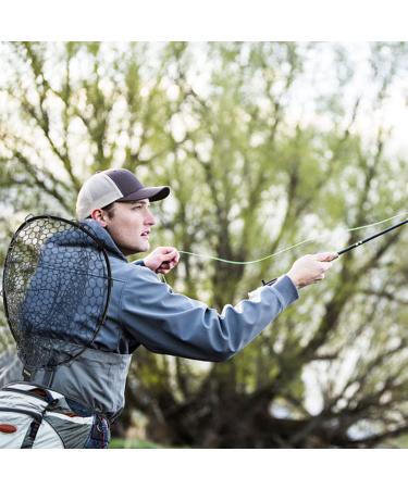 PLUSINNO Fly Fishing Net - 16 x 13 Hoop Size - Soft Rubber Mesh - Catch and Release Net - Buy Online on GoSupps.com
