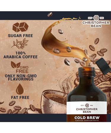 Bananas Foster Cold Brew Concentrate 8oz - Hand Crafted, Unsweetened & 100% Arabica Coffee Extract - Buy Online on GoSupps.com