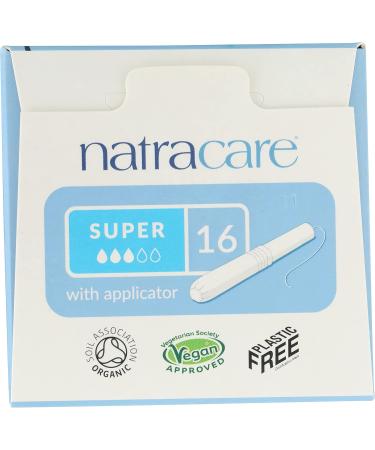 Natracare Organic Tampons - Eco-Friendly Chemical-Free & Biodegradable | Shop Now for International Shipping! - Buy Online on GoSupps.com