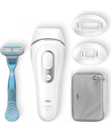 Braun IPL Silk Expert Pro 3 Hair Removal Device - For Men & Women 3 Attachments Alternative to Laser Hair Removal Designed in Germany - PL3221 - Buy Online on GoSupps.com