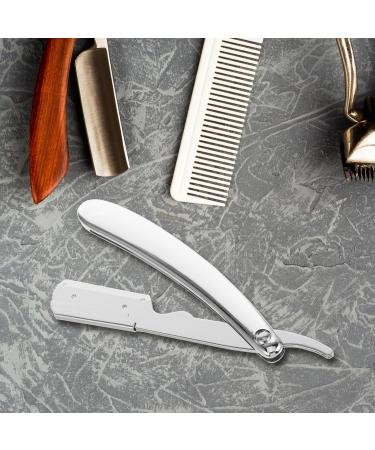 Beavorty Manual Safety Razor for Men | Professional Beard & Hairdresser Razor Blade Holder - Old Fashioned ABS Design - Buy Online on GoSupps.com