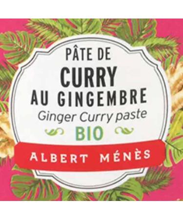 Albert Men AM Condiments Organic Ginger Curry Paste 210 g Pack of 6 - Buy Online on GoSupps.com