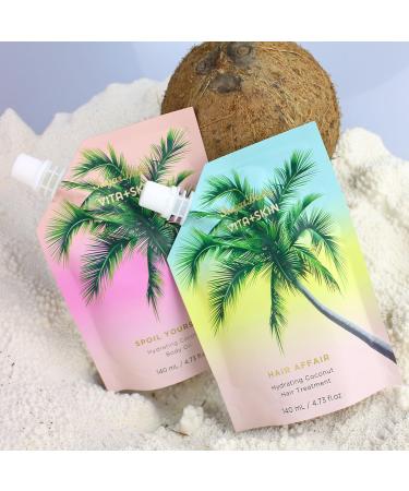 SugarBaby Vita Skin Hair Affair | Hydrating Coconut Hair Treatment 4.73 fl oz - Buy Internationally - Buy Online on GoSupps.com