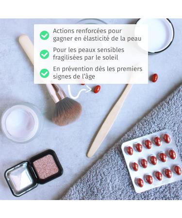 Fitoform - Radiance - Marine Collagen and Plant Hyaluronic Acid - Food Supplement Formulated for Skin Radiance and Beauty - Made in France - Cure 1 Month 60 Capsules - Buy Online on GoSupps.com