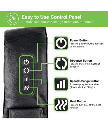 Buy Cotsoco Neck Massage Device | Electric Shiatsu Massager with Heating | Perfect Gift for Neck & Shoulder Pain Relief - Gray - Buy Online on GoSupps.com