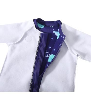 Swimbubs Baby Swimming Warm Suit | Fleece Lined Wetsuit 12-24 Months Blue Whale - Buy Online on GoSupps.com