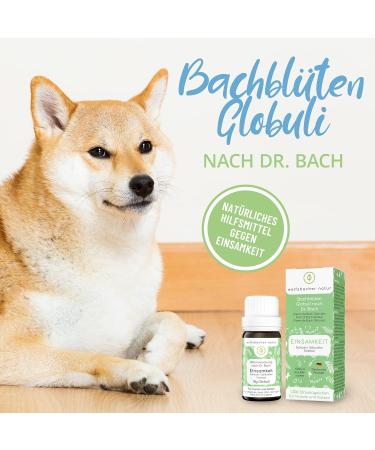 Wolfsbacher Bach Flowers for Dogs & Cats - 1200 Natural Calming Globules for Loneliness & Unrest - 100% Natural Anti-Anxiety Tablets - Buy Online on GoSupps.com