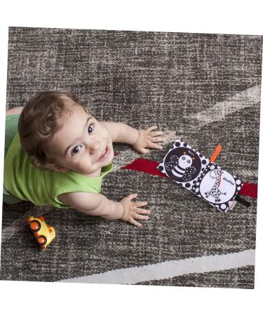 Shop Abaodam 2-in-1 Fabric Book Toy for Babies | Soft Early Education & Kidcraft Game Set - White Peachy Design - Buy Online on GoSupps.com