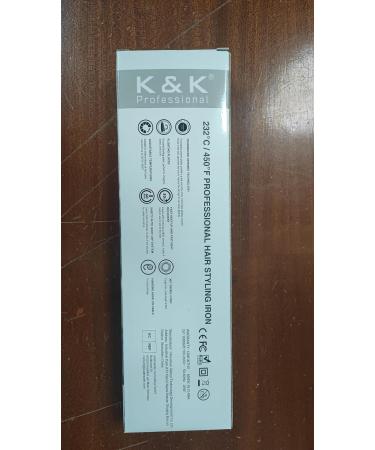 Buy K&K Mini Smooth Iron - Professional Hair Styling Tool for Short Hair Beards & Ponies | Fast Heating Adjustable Temp Titan Low Iron - Buy Online on GoSupps.com