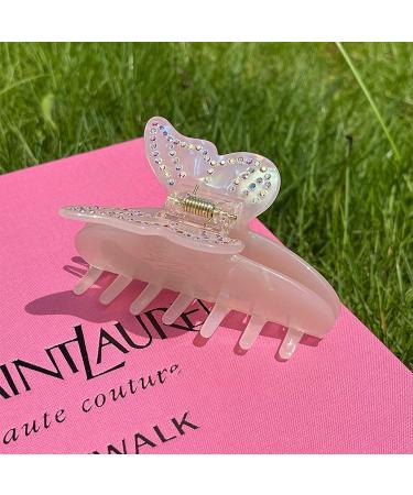 Lorenleya Butterfly Hair Claws - Cute and Colorful Hair Clips for Women - Strong Hold - Perfect Gift for Girls (Ivory) - Buy Online on GoSupps.com