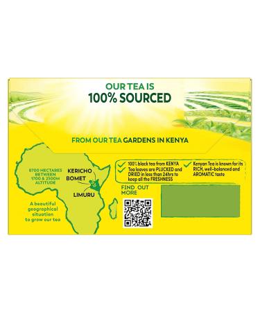 Buy Lipton Yellow Label Black Tea - 20 Hand-Picked Tea Bags | Rainforest Alliance Certified - Buy Online on GoSupps.com