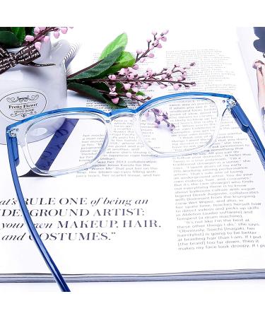 AQWANO Blue Light Blocking Computer Reading Glasses - Anti Glare UV Protection 2.0x - 4 Pack for Men & Women - Buy Online on GoSupps.com