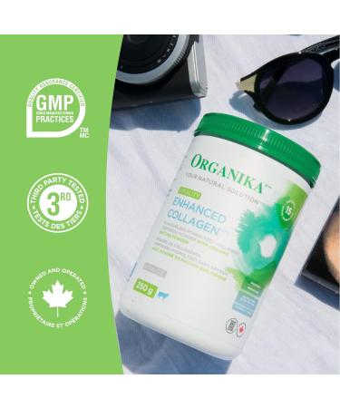 Organika Enhanced Collagen Vitality with Organic Matcha Powder- Sustained Energy and Antioxidant Collagen- 250g - Buy Online on GoSupps.com