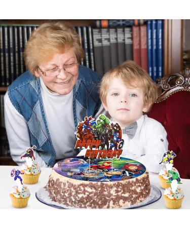 Buy GENGUTOR 26-Piece Edible Cake Toppers | Perfect for Birthday & Party Cakes | Fondant Decorations & Photo Cake Toppers - International Shipping Available - Buy Online on GoSupps.com