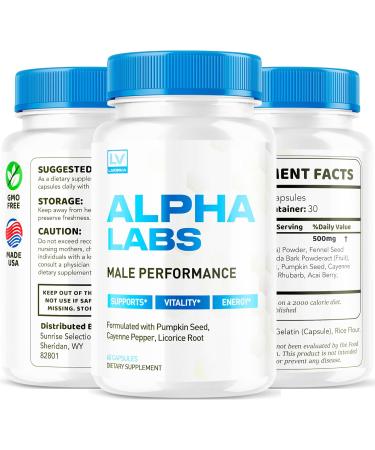 Buy Alpha Labs Capsules (2 Pack) - Max Performance & Advanced Formula | 120 Capsules for 2 Months - International Shipping Available - Buy Online on GoSupps.com