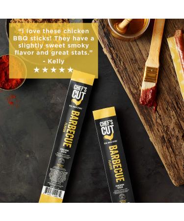 Chef's Cut Chicken Barbecue Sticks - 1oz (16 Count) | Real Snack Protein Bars - Buy Online on GoSupps.com