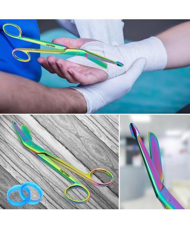 High-Quality 5.5-Inch Graved Care Association Scissors for Veterinary Nurses | Ideal Gifts for Vet Techs | Robust Hospital Trauma Scissors - Buy Online on GoSupps.com