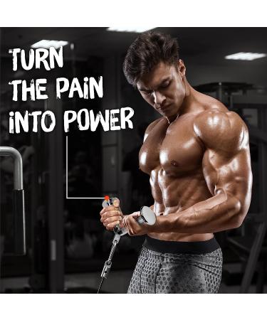 Yes4All LAT Pull Down Cable Attachment Tricep Press Down V-Bar Diamond Knurl Handle - Chrome - Buy Online on GoSupps.com