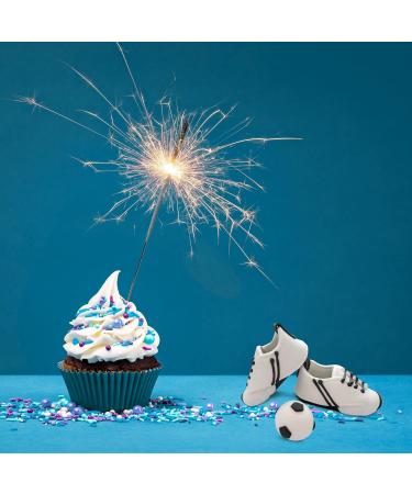 Handmade Bombasei Fondant Football & Shoes Decorations | Black & White Cake Topper for Birthdays 107g - Buy Online on GoSupps.com