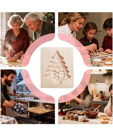  Duroecsain Duroecsain Oven Cookies | Santa Claus Elk Snowman or Sculpted Christmas Cookies For Cake Pastry Party Home Cooking Adults Children Beginners - Buy Online on GoSupps.com