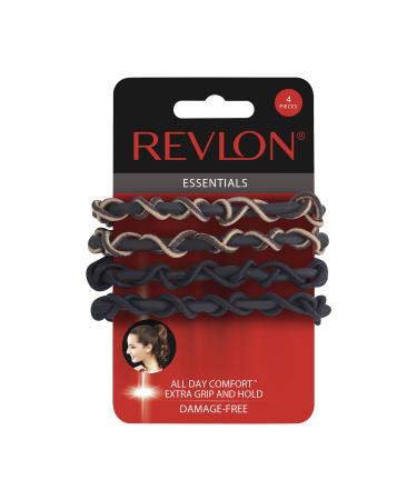 Revlon Extra Grip 4 Piece Silicone Hair Elastics