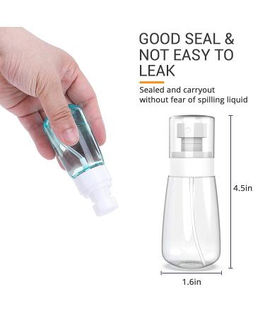 RELANOR Pack of 2 Small 2oz/60ml PETG Mist Spray Bottles for Travel - Leak Proof, Cute Travel Size for Face & Hair Mist - 2 Count - Buy Online on GoSupps.com