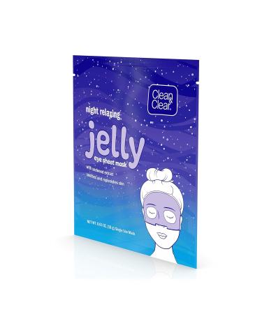 Buy Clean & Clear Night Hydrating Jelly Eye Hydrogel Mask - Seaweed Extract Non-Comedogenic Alcohol-Free 0.63 oz (Pack of 12) - International Shipping Available - Buy Online on GoSupps.com