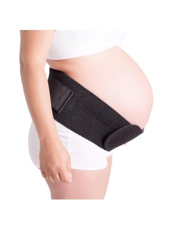 CABEA Babybellyband Original 3-in-1 Pregnancy Belly Band | Postpartum Care & Pelvic Floor Support | Made in USA | Small Black (30-40 Hips) - Buy Online on GoSupps.com