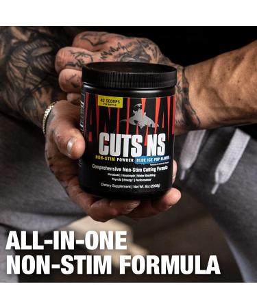 Universal Nutrition Animal Cuts NS Powder (ICE POP) - Caffeine-Free Weight Management Supplement | 42 Portions | Boost Metabolism & Reduce Water Retention - Buy Online on GoSupps.com