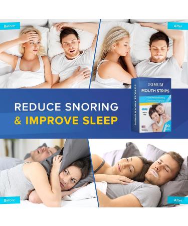 Tomum Mouth Tape for Sleeping - 90 PCS Yellow | Advanced Sleep Strips for Better Nose Breathing, Instant Snoring Relief & Less Mouth Breathing - Buy Online on GoSupps.com