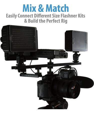 Cam Caddie 16-Inch Cold Shoe Extension Bracket - Dual Sided Camera Flash Mount - Buy Online on GoSupps.com