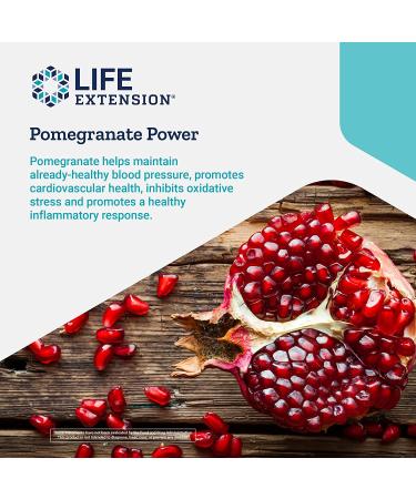 Buy Life Extension Pomegranate Complete 30 Softgels | Antioxidant Support & Health Boost - Buy Online on GoSupps.com