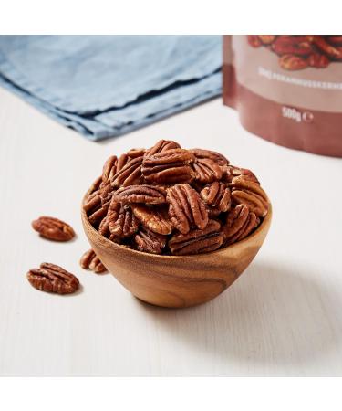 Happy Belly Unsalted Pecans 500g (Pack of 2) - Premium Quality Snack | International Shipping Available - Buy Online on GoSupps.com