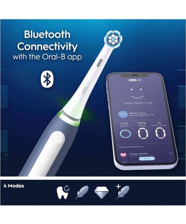 Oral-B My Way Kids Electric Toothbrush - Christmas Gift for Kids | 4 Modes, Teeth Whitening, 2 Toothbrush Heads | Ages 10+ | 2 Pin UK Plug - Grey - Buy Online on GoSupps.com