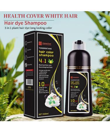  Zankie Hair coloring shampoo - 500 ml - 4-in-1 instant coloring shampoo for 3 to 4 weeks of hold - Coloring shampoo with full coverage to cover grey hair and - Buy Online on GoSupps.com