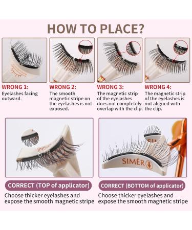 Magnetic Eyelashes - 4D C Curl Wispy Mink Lashes | Natural Look No Glue Needed | Upgrade Fairy Lashes for Beautiful Eyes - Buy Online on GoSupps.com