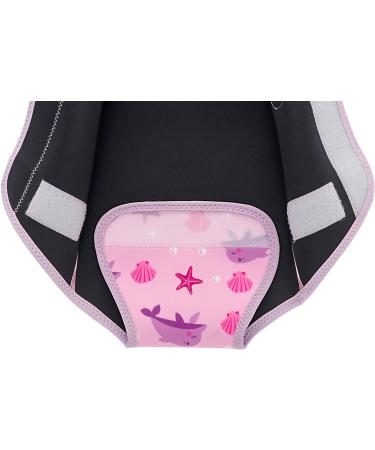 Swimbubs Baby Swimming Wrap Toddler Wetsuit | 6-18 Months | Pink Dolphin Design - Buy Online on GoSupps.com