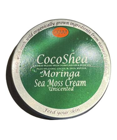 Moringa Sea Foam Cream | Nourishing & Moisturizing | Made with Sea Moss, Moringa, Cocoa & Shea Butter, Argan, Advocado Coconut Oils | No